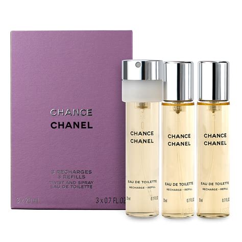 chanel perfume twist and spray refills|chanel chance refills boots.